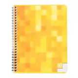 Auchan Cahier spirale 17x22cm grands carreaux, 100 pages 90g/m²