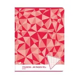 Auchan Cahier 17x22 cm grand carreaux, 48 pages Papier 90 g/m²