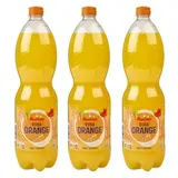 Auchan Soda goût orange, Lot de 3x1,5L