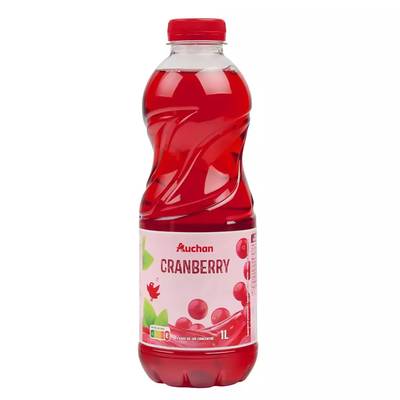 Auchan Boisson au jus de cranberry, 1L