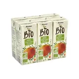 Auchan BIO Pur jus de pommes bio, 6x20cl
