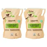 Auchan Recharge Lessive liquide Écologique Aloe vera, Lot de 2x2L