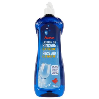 Auchan Liquide de rinçage lave-vaisselle agrumes, 750ml