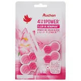 Auchan Bloc WC 4en1 power fleur de nénuphar, 2 bloc wc