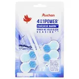 Auchan Bloc WC 4en1 power fraîcheur marine, 2 blocs wc