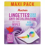 Auchan Lingettes anti-décoloration, 60 lingettes