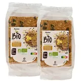 Auchan BIO Crackers emmental et graines de courge bio x8, Lot de 2x200g
