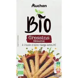 Auchan BIO Gressins sésame bio, 125g