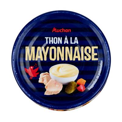 Auchan Thon Sauce Mayonnaise en conserve, 135g