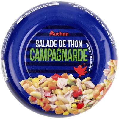 Auchan Salade campagnarde au thon, 250g