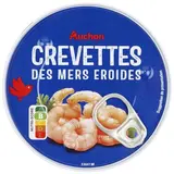 Auchan Crevettes des mers froides en conserve, 90g