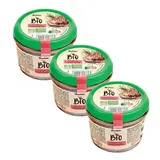 Auchan BIO Terrine de campagne Bio en bocal, Lot de 3x180g