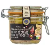 Auchan Terroir Foie Gras de Canard Entier IGP Sud Ouest en bocal 4/5 parts, 4/5 parts - 180g