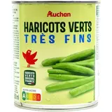 Auchan Haricots verts très fins en converve, 440g