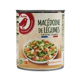 Auchan Macédoine de légumes en conserve, 530g