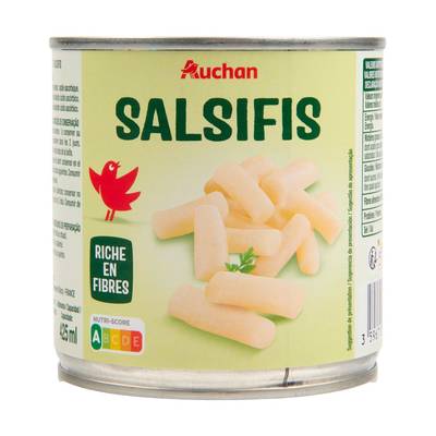 Auchan Salsifis coupés en conserve, 250g