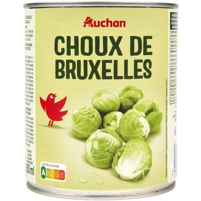 Auchan Choux de Bruxelles en conserve, 530g