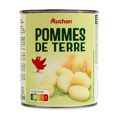 Auchan Pommes de Terre en conserve, 530g