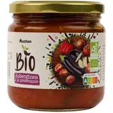 Auchan BIO Aubergines à la provençale Bio en bocal, 400g