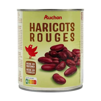 Auchan Haricots rouges en conserve, 500g
