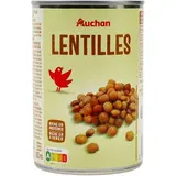 Auchan Lentilles Préparées en conserve, 265g