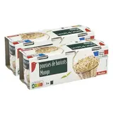 Auchan Pousses de haricots Mungo en conserve, Lot de 2 - 3x90g
