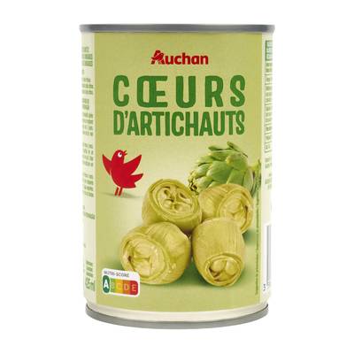 Auchan Coeurs d'Artichauts en conserve, 240g