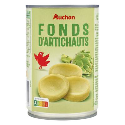 Auchan Fonds d'Artichauts en conserve, 210g