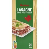 Auchan Pâtes Feuilles de lasagnes sans pré-cuisson, 500g
