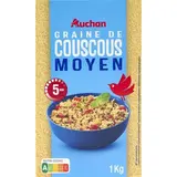 Auchan Couscous moyen en vrac, 1kg
