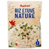 Auchan Riz étuvé nature en sachet micro-ondable, 250g