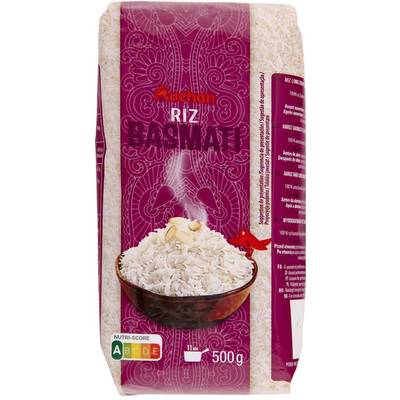 Auchan Riz basmati en vrac, 500g