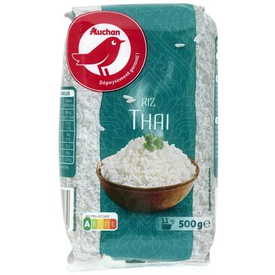 Auchan Riz thaï en vrac, 500g