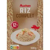 Auchan Riz complet 12 minutes en vrac, 500g