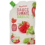 Auchan Sauce tomate basilic en sachet refermable, 300g