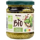 Auchan BIO Sauce pesto verde Bio en bocal, 190g