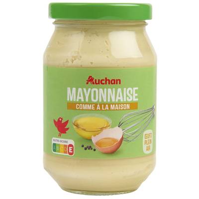 Auchan Mayonnaise comme à la maison en bocal, 235g