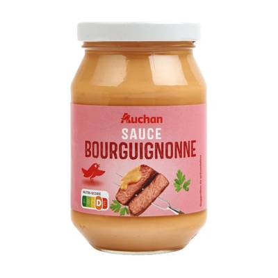 Auchan Sauce bourguignone en bocal, 252g
