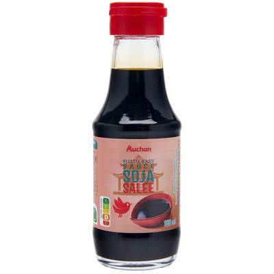 Auchan Sauce soja salée en bouteille, 15cl