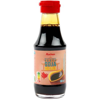 Auchan Sauce soja sucrée en bouteille, 15cl