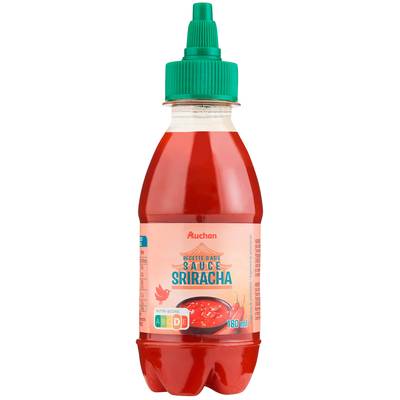 Auchan Sauce sriracha au piment en flacon, 18cl