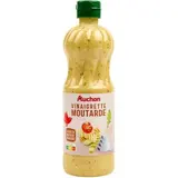 Auchan Vinaigrette allégée à la moutarde en flacon souple, 50cl