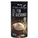 Auchan Terroir Sel fin de Guérande IGP, 250g