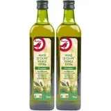 Auchan Huile d'Olive Vierge Extra Fruitée, Lot de 2x75cl