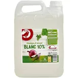 Auchan Vinaigre d'Alcool blanc 10% d'Acidité en bidon, 5L