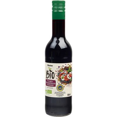 Auchan BIO Vinaigre balsamique Bio de Modène IGP 6% d'Acidité, 50cl