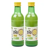 Auchan BIO Pur jus de citron Bio, Lot de 2x25cl