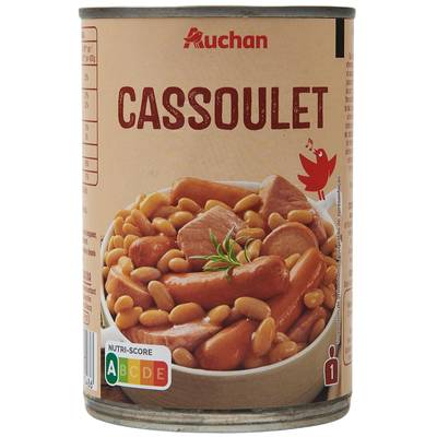 Auchan Cassoulet en conserve individuelle, 420g