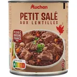 Auchan Petit salé aux lentilles en conserve pour 2, 840g