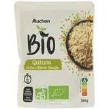 Auchan BIO Quinoa Huile d'Olive en sachet micro-ondable, 250g